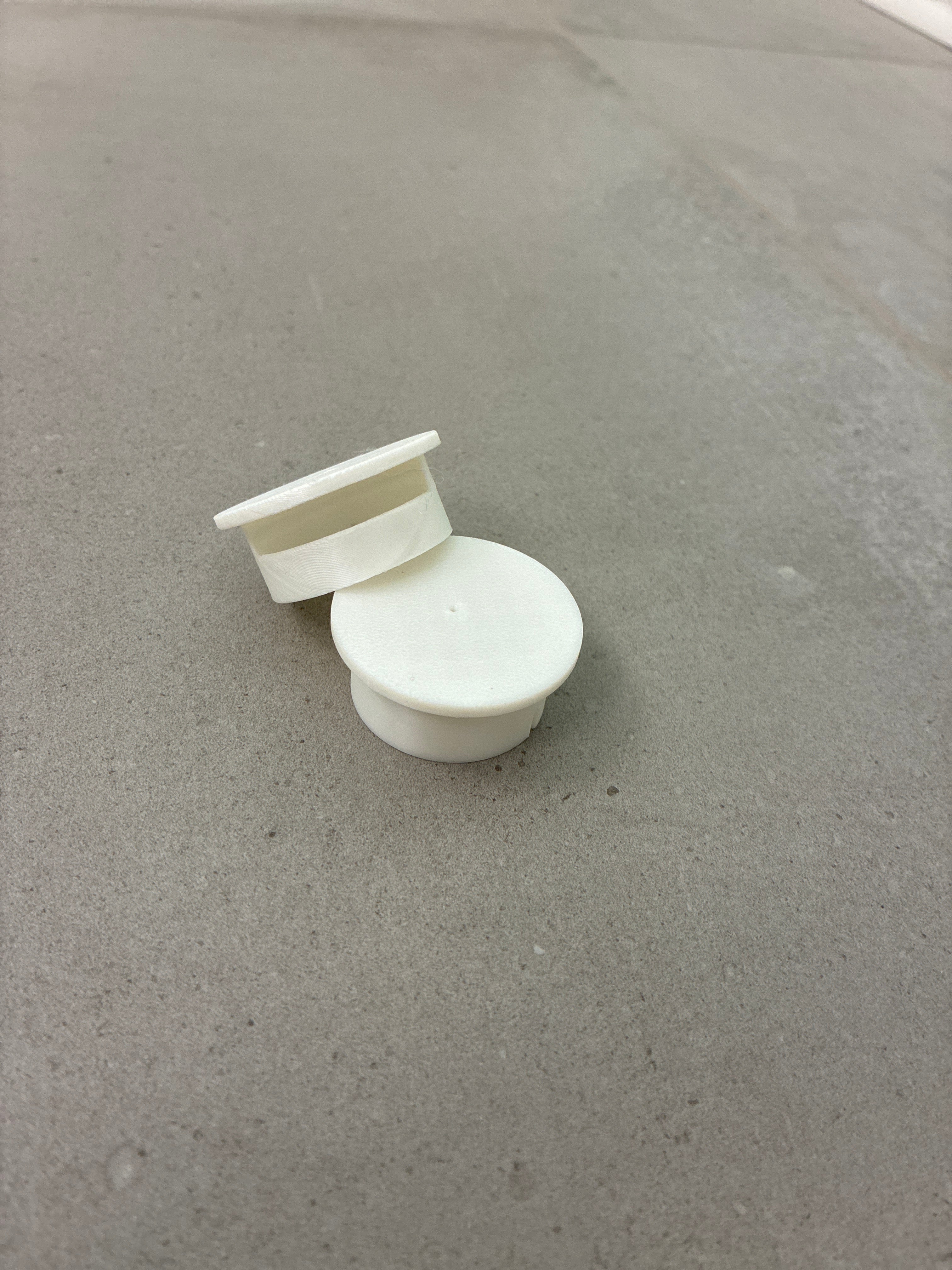 (White) swing arm caps/air tag holder